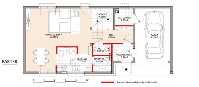 dom szeregowy, 5 pokoi Krzewina. Zdjęcie 9