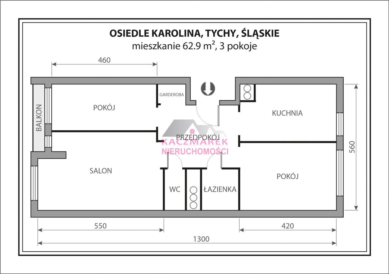 Mieszkanie 3-pokojowe Tychy. Zdjęcie 9