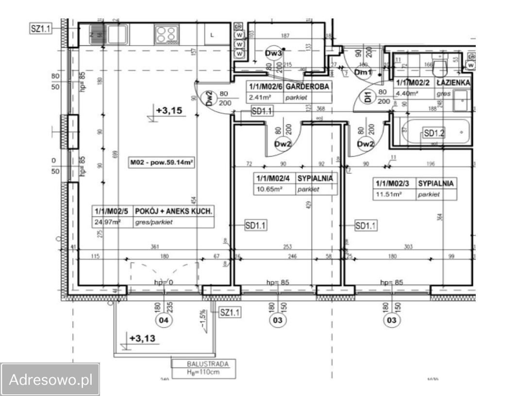 Mieszkanie 3-pokojowe Piaseczno, ul. gen. Leopolda Okulickiego. Zdjęcie 3