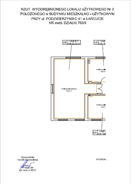 Lokal Łańcut Podzwierzyniec, ul. Podzwierzyniec. Zdjęcie 2