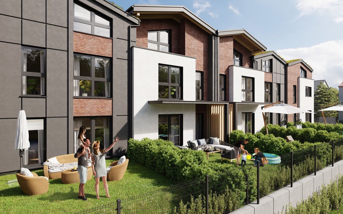 dom szeregowy, 5 pokoi Gdańsk Morena, ul. Olchowa. Zdjęcie 2