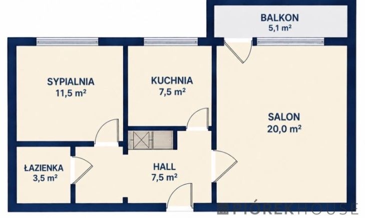 Mieszkanie 2-pokojowe Warszawa Wilanów, ul. Królowej Marysieńki. Zdjęcie 8