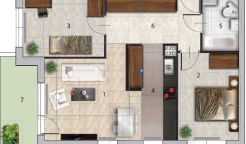 Mieszkanie 3-pokojowe Warszawa Zawady