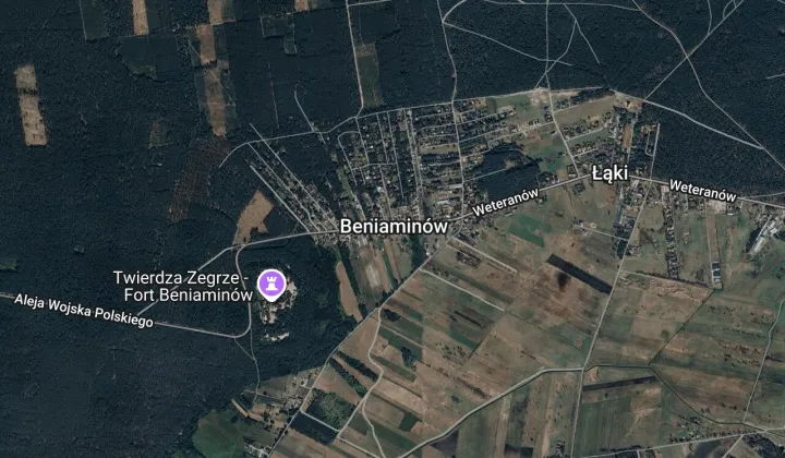 Działka rolno-budowlana Beniaminów, ul. Fortowa