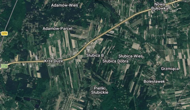 Działka budowlana Słubica B, graniczna /choinkowa