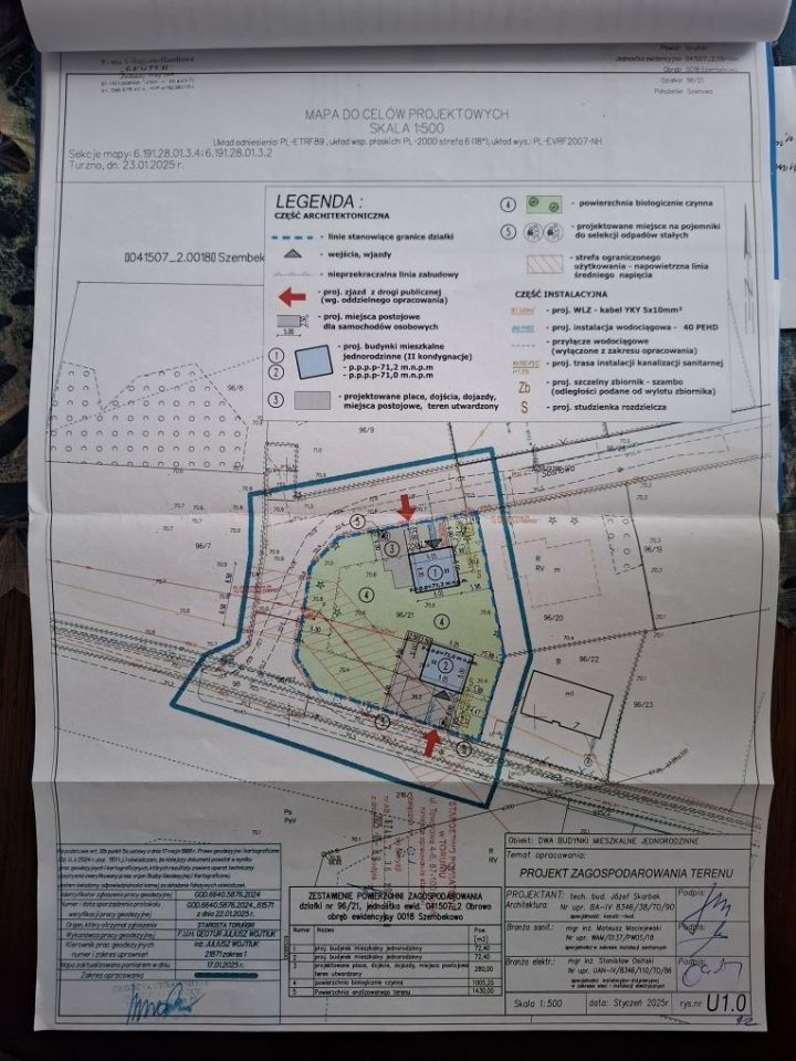 Działka budowlana Szembekowo, ul. Leśna. Zdjęcie 2