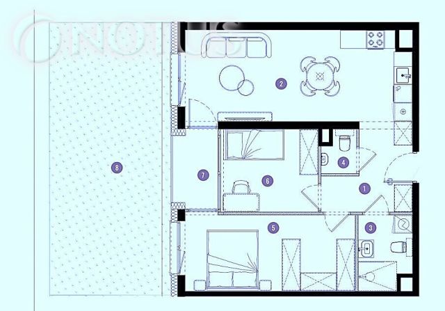 Mieszkanie 3-pokojowe Bielsko-Biała, ul. prof. dr. Mieczysława Michałowicza. Zdjęcie 5