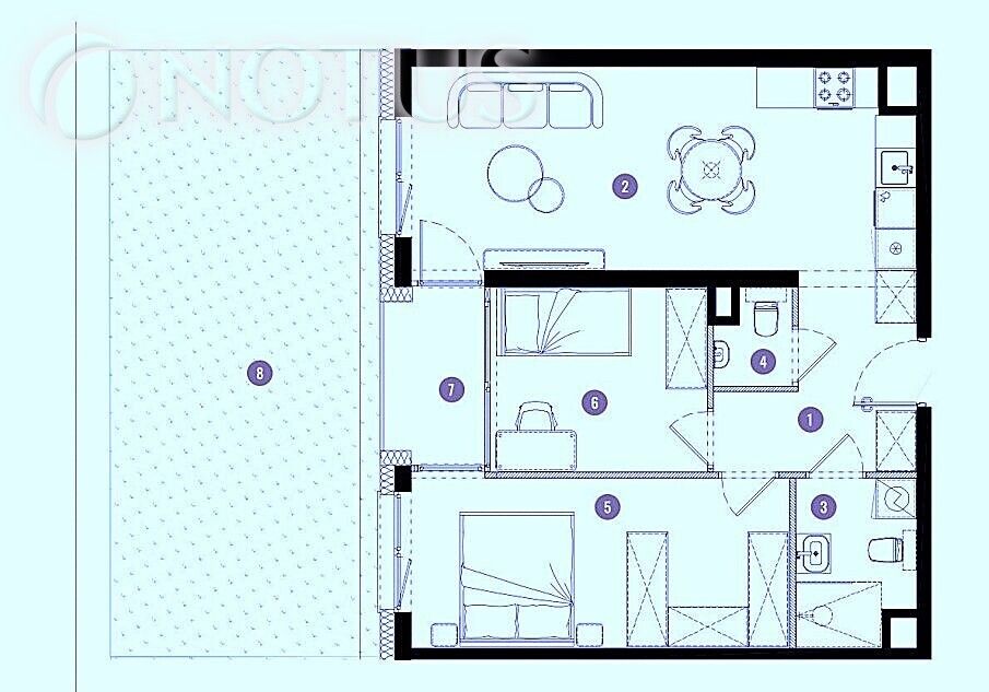 Mieszkanie 3-pokojowe Bielsko-Biała, ul. prof. dr. Mieczysława Michałowicza. Zdjęcie 5
