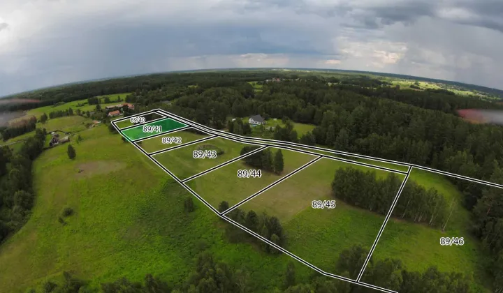 Działka rolna Wyrandy