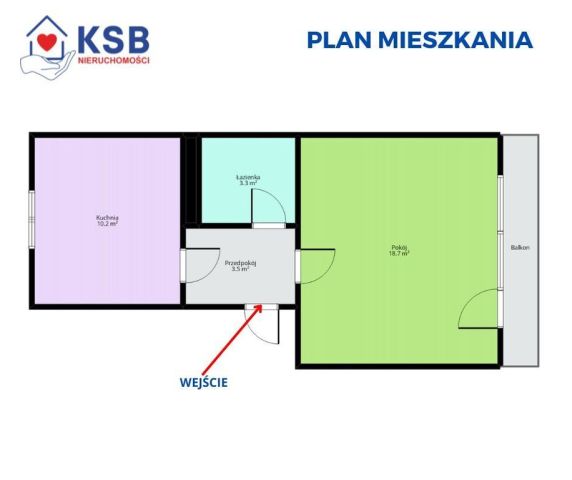 Mieszkanie 1-pokojowe Ostrowiec Świętokrzyski, ul. Stawki. Zdjęcie 12