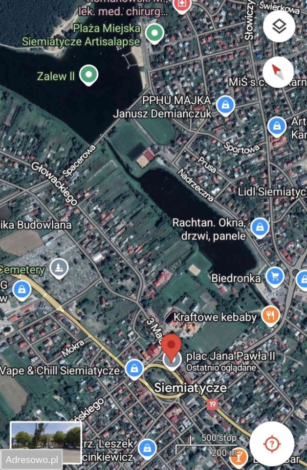 kamienica Siemiatycze, ul. Plac Jana Pawła II. Zdjęcie 3