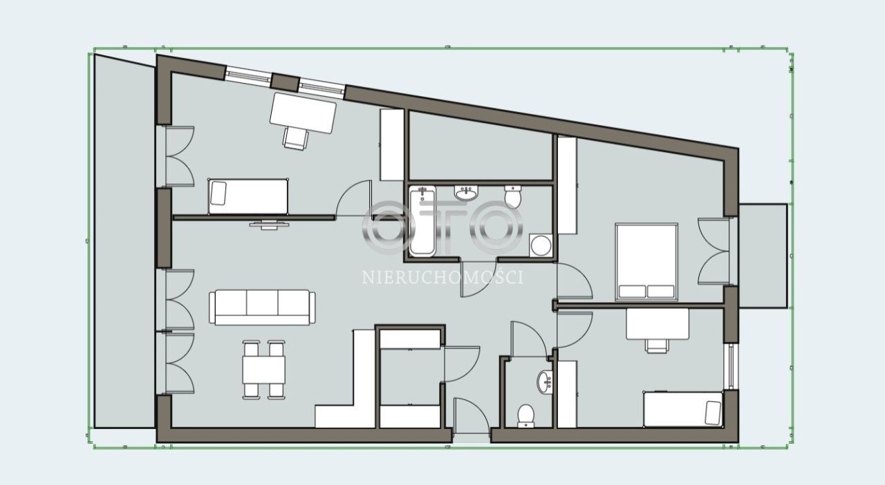 Mieszkanie 4-pokojowe Wrocław Stare Miasto. Zdjęcie 5