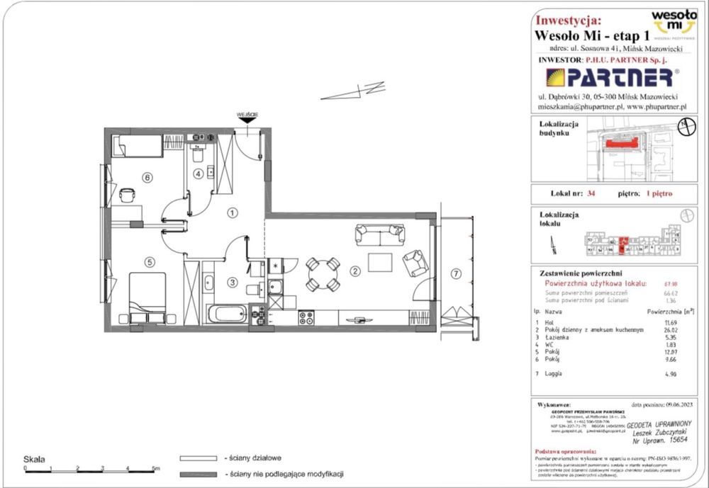 Mieszkanie 3-pokojowe Zamienie Kolonia Zamieńska, ul. Sosnowa. Zdjęcie 8