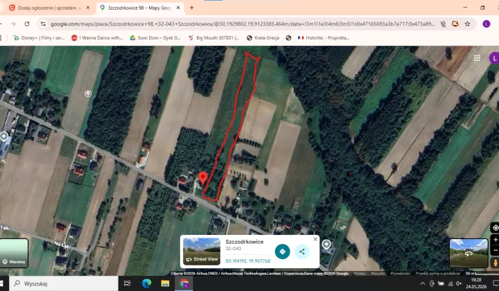 Działka budowlana Szczodrkowice