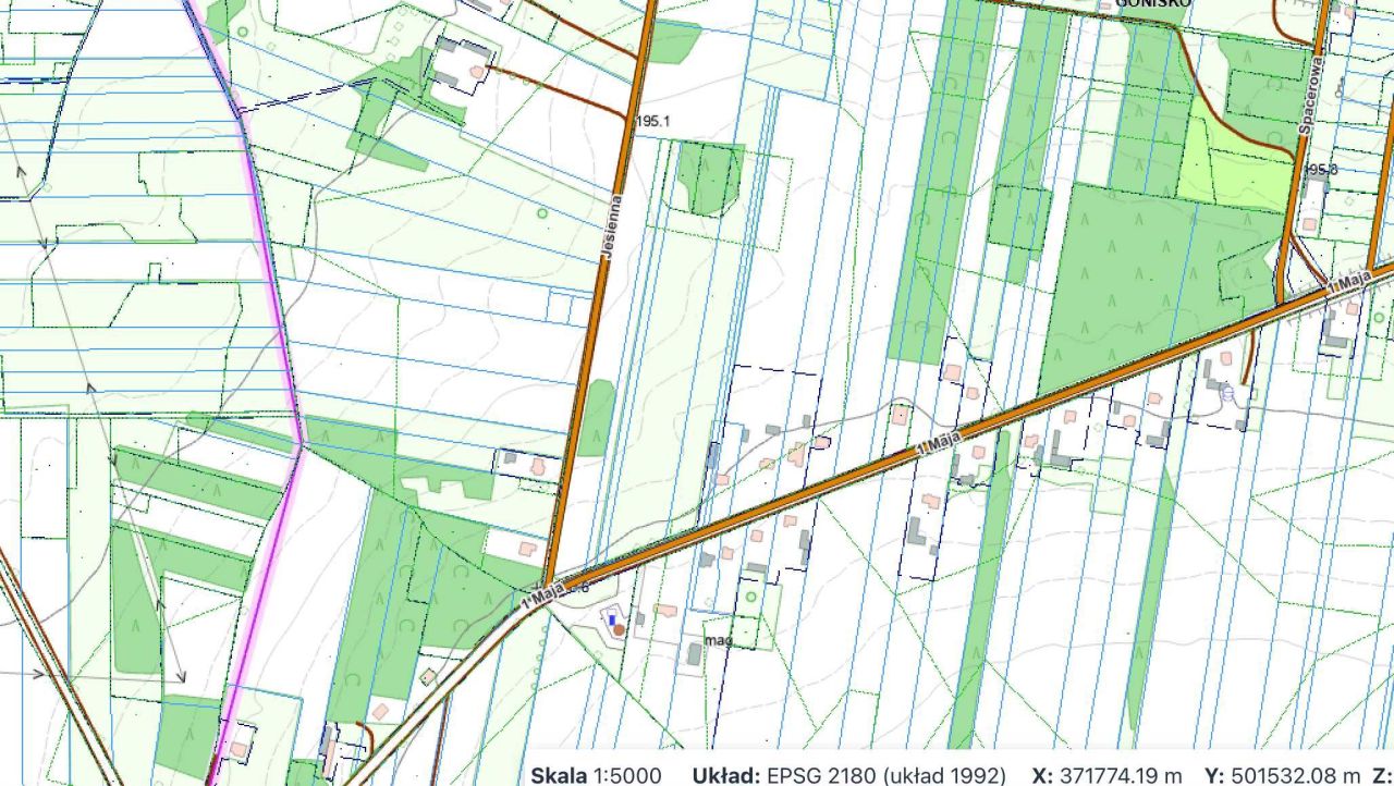 Działka rolno-budowlana Rząśnia, ul. Jesienna. Zdjęcie 3