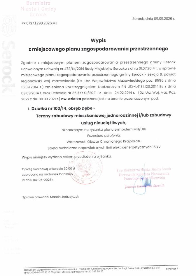 Działka budowlana Dębe, ul. Zegrzyńska. Zdjęcie 3