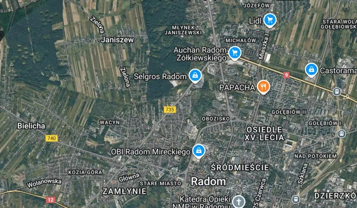 Działka budowlana Radom Kaptur, ul. Folwarczna