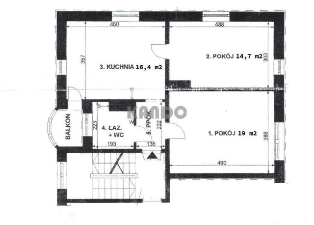 Mieszkanie 2-pokojowe Wrocław Śródmieście, ul. Adama Mickiewicza. Zdjęcie 12