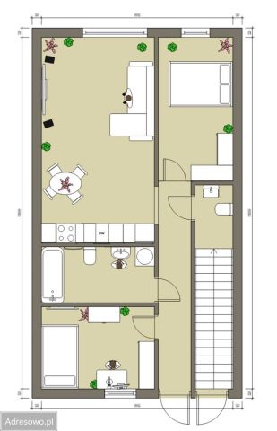 Mieszkanie 3-pokojowe Lutynia, ul. Radosna. Zdjęcie 1