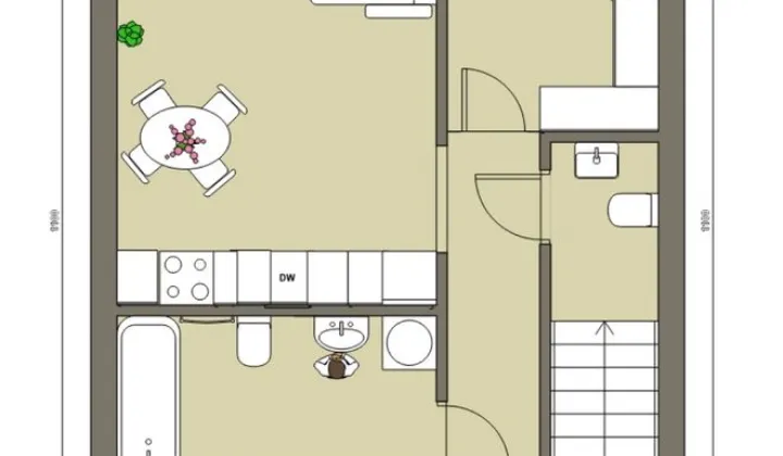 Mieszkanie 3-pokojowe Lutynia, ul. Radosna