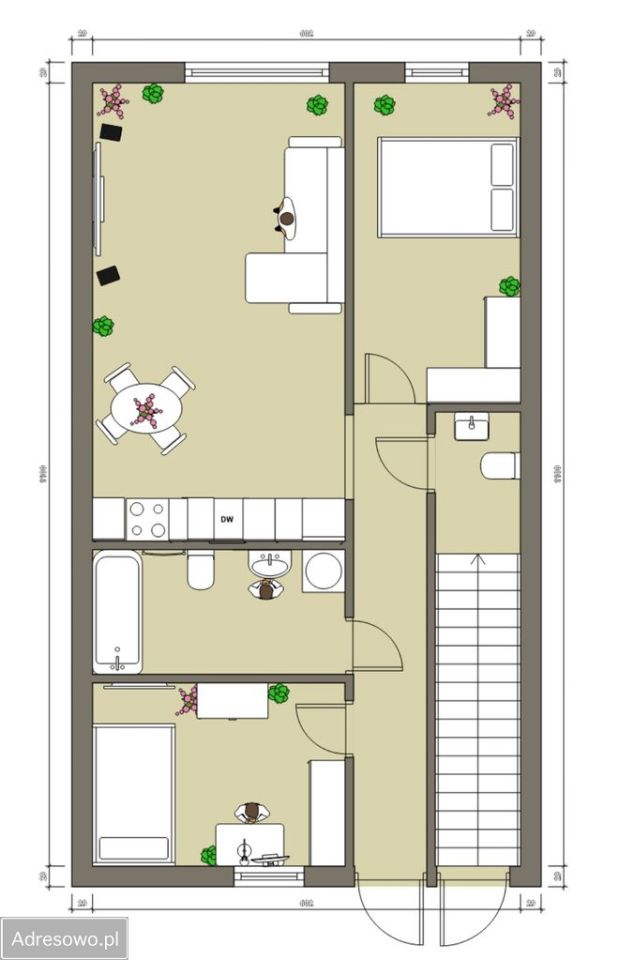 Mieszkanie 3-pokojowe Lutynia, ul. Radosna. Zdjęcie 1