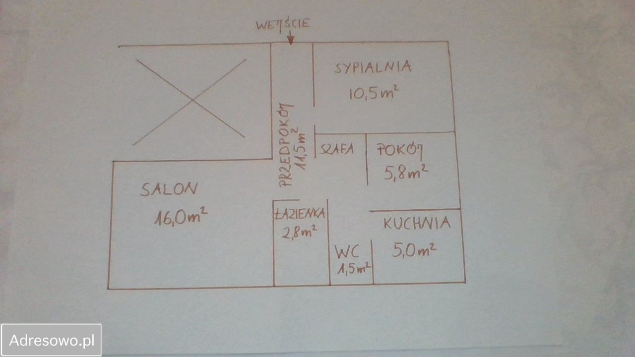 Mieszkanie 3-pokojowe Kraków Nowa Huta, os. Szkolne. Zdjęcie 19