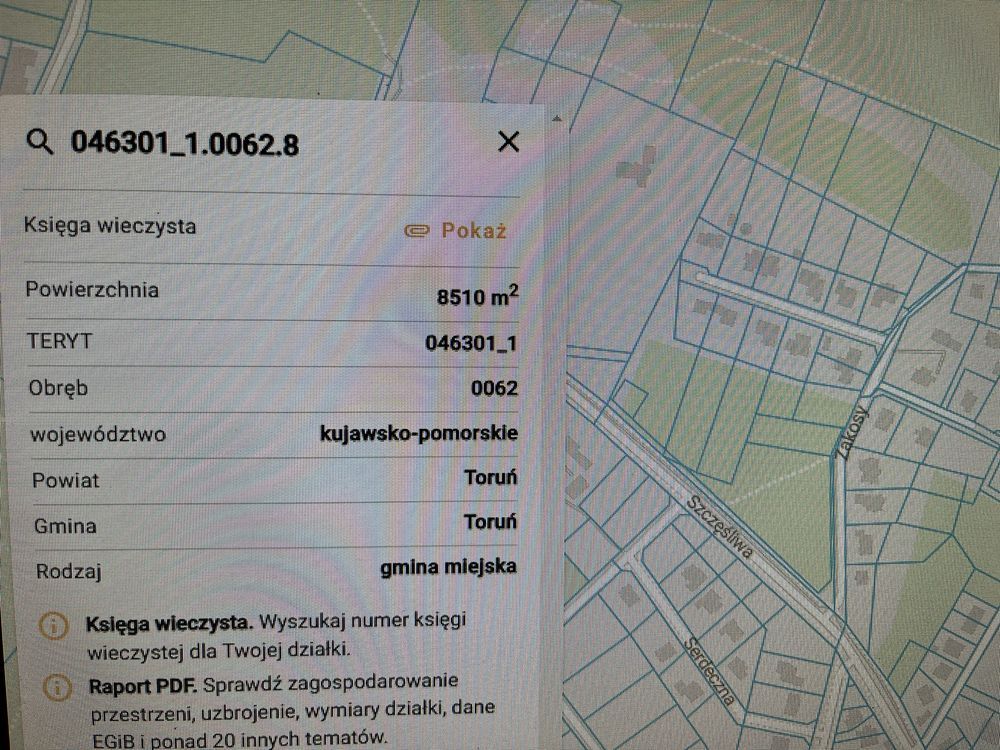 Działka leśna Toruń Kaszczorek, ul. Przy Skarpie. Zdjęcie 2