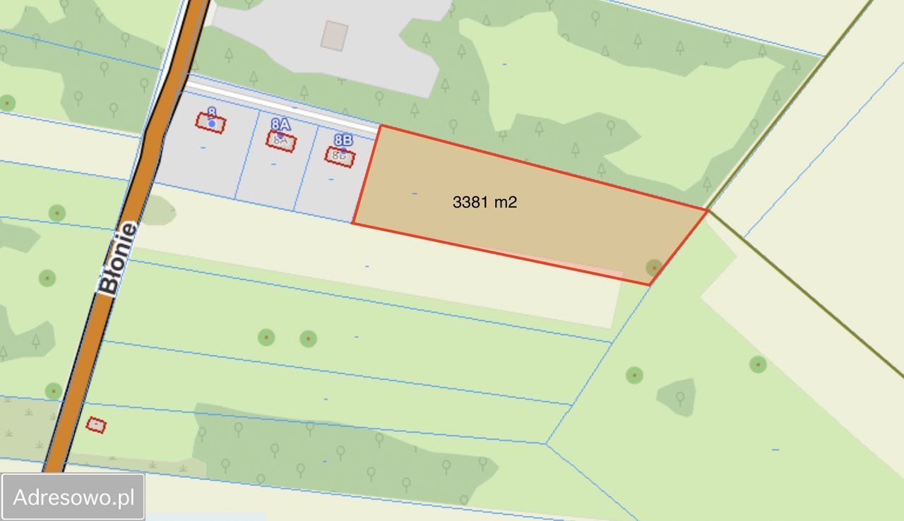 Działka rolna Garnek, ul. Błonie. Zdjęcie 3