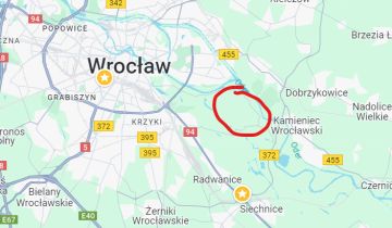Działka na sprzedaż Wrocław Krzyki ul. Opatowicka 1017 m2