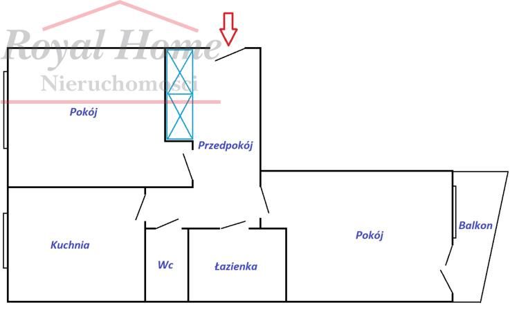 Mieszkanie 2-pokojowe Wrocław Fabryczna, ul. Rysia. Zdjęcie 13