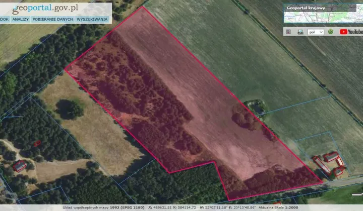 Działka rolna Wola Szydłowiecka