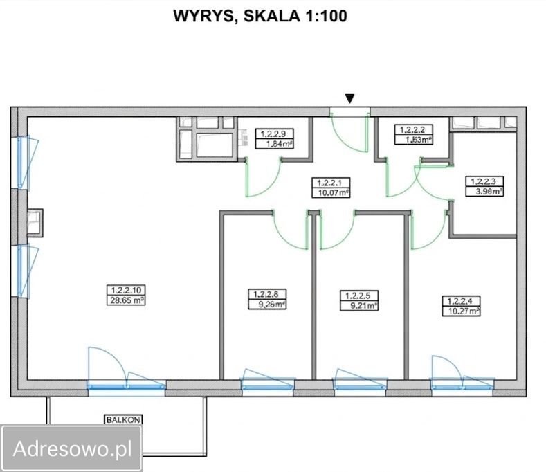 Mieszkanie 4-pokojowe Wrocław Oporów, ul. Władysława Chachaja. Zdjęcie 15