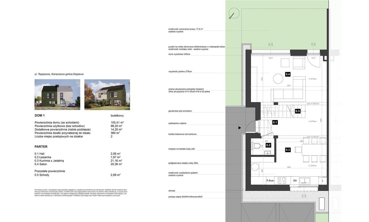 dom wolnostojący, 5 pokoi Konarzewo, ul. Szkolna. Zdjęcie 15