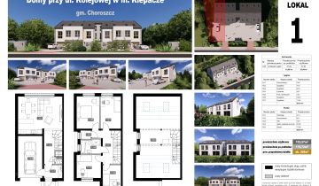 dom szeregowy, 5 pokoi Klepacze, ul. Kolejowa