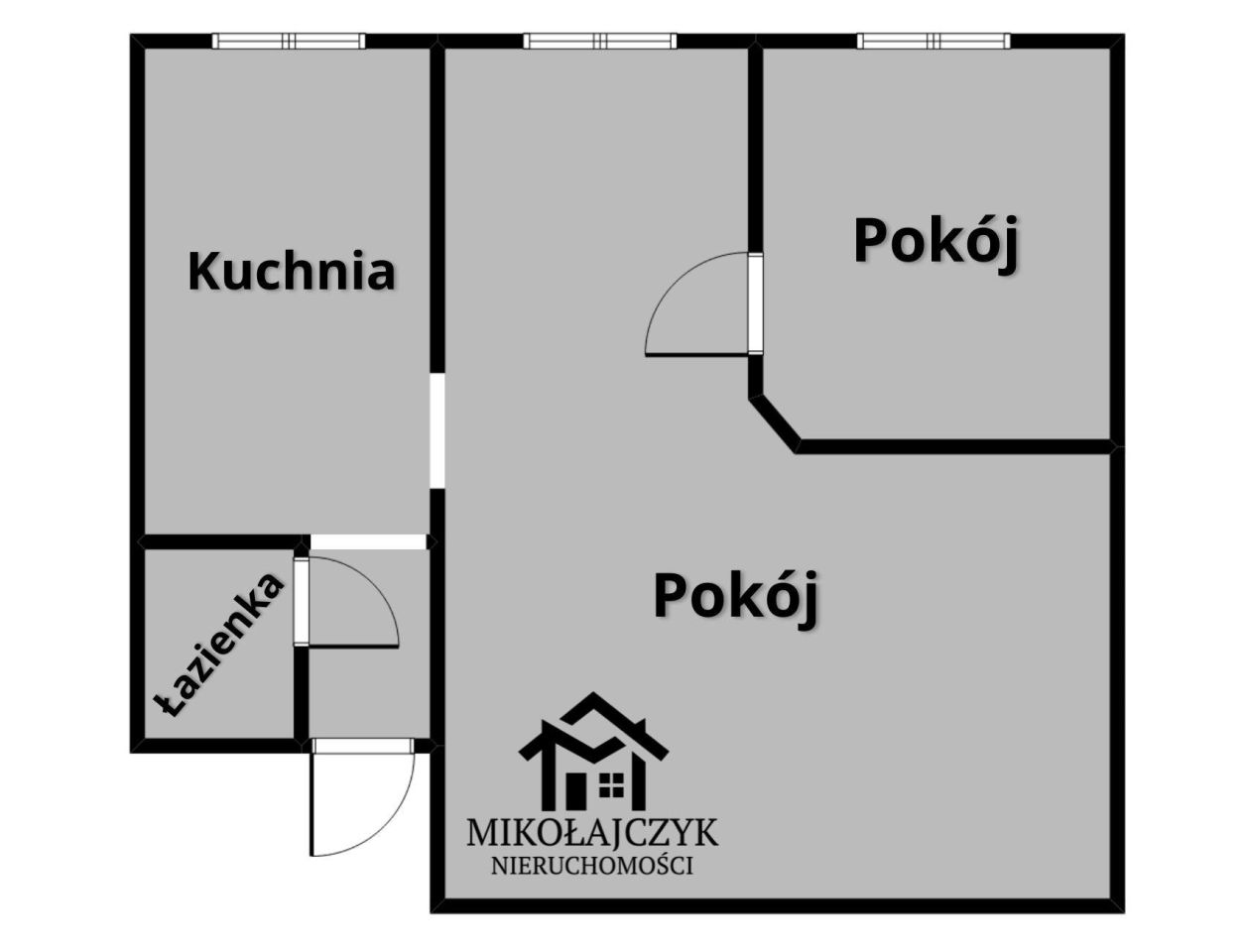 Mieszkanie 2-pokojowe Bartoszyce, pl. Konstytucji 3 Maja. Zdjęcie 8