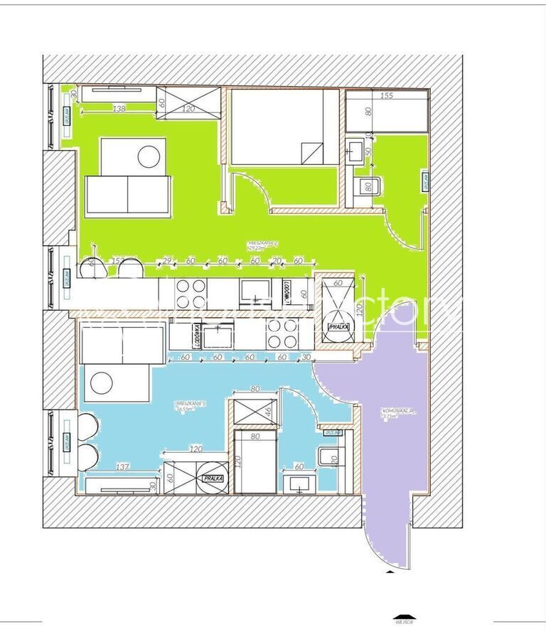 Mieszkanie 3-pokojowe Łódź, ul. Stefana Jaracza. Zdjęcie 17