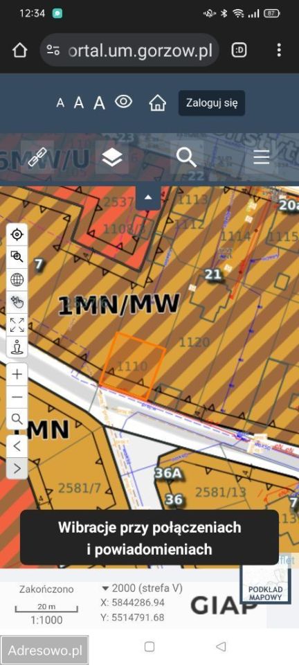 Działka budowlana Gorzów Wielkopolski. Zdjęcie 2