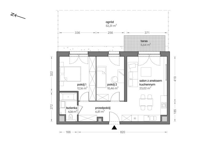 Mieszkanie 3-pokojowe Katowice Brynów, ul. Ceglana. Zdjęcie 7