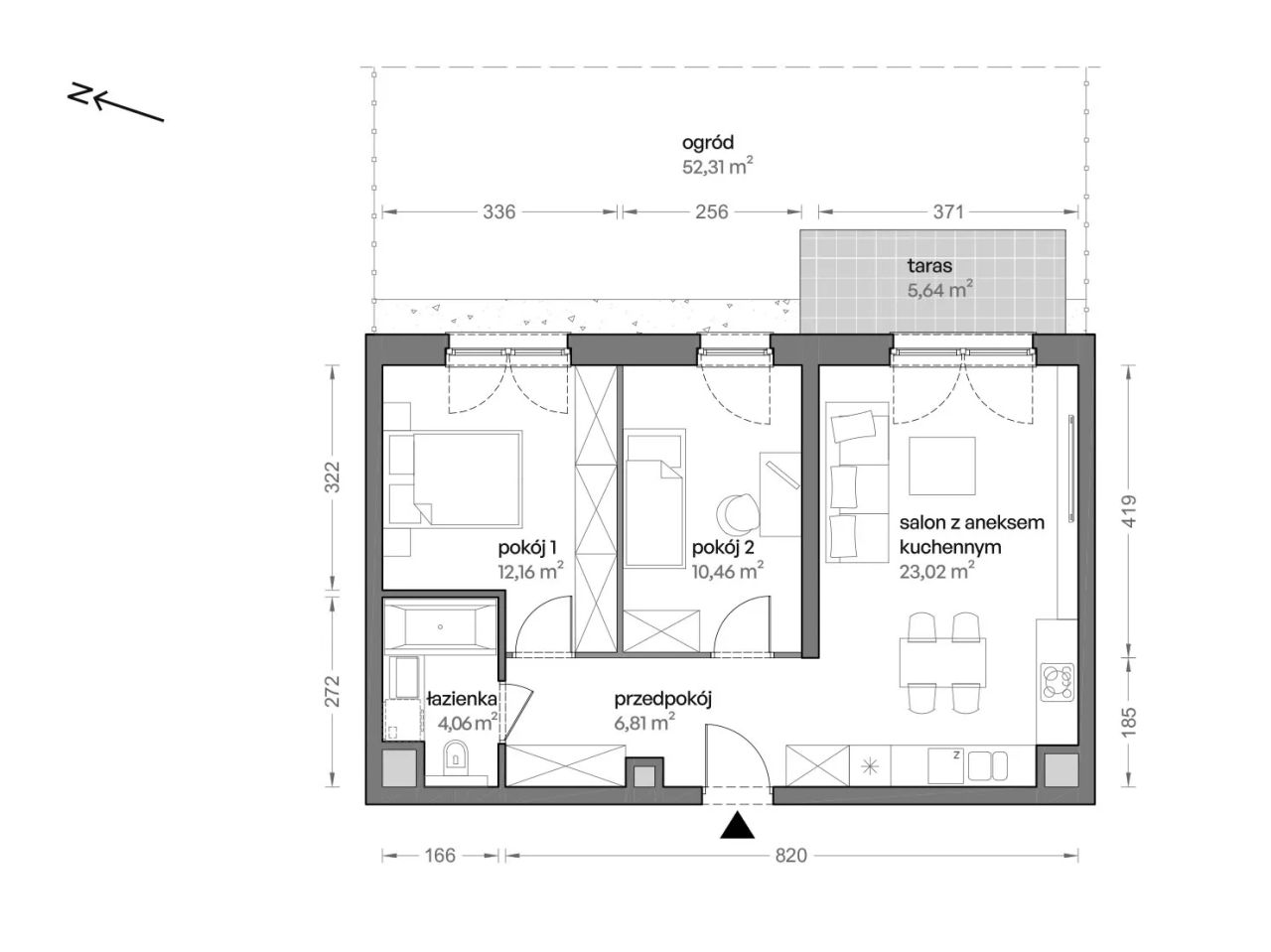 Mieszkanie 3-pokojowe Katowice Brynów, ul. Ceglana. Zdjęcie 7