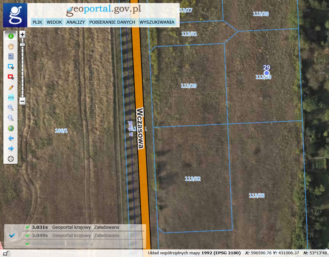 Działka budowlana Bożenkowo Łącznica, ul. Wczasowa. Zdjęcie 2