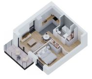 Mieszkanie 2-pokojowe Krosno, ul. gen. Władysława Andersa. Zdjęcie 1