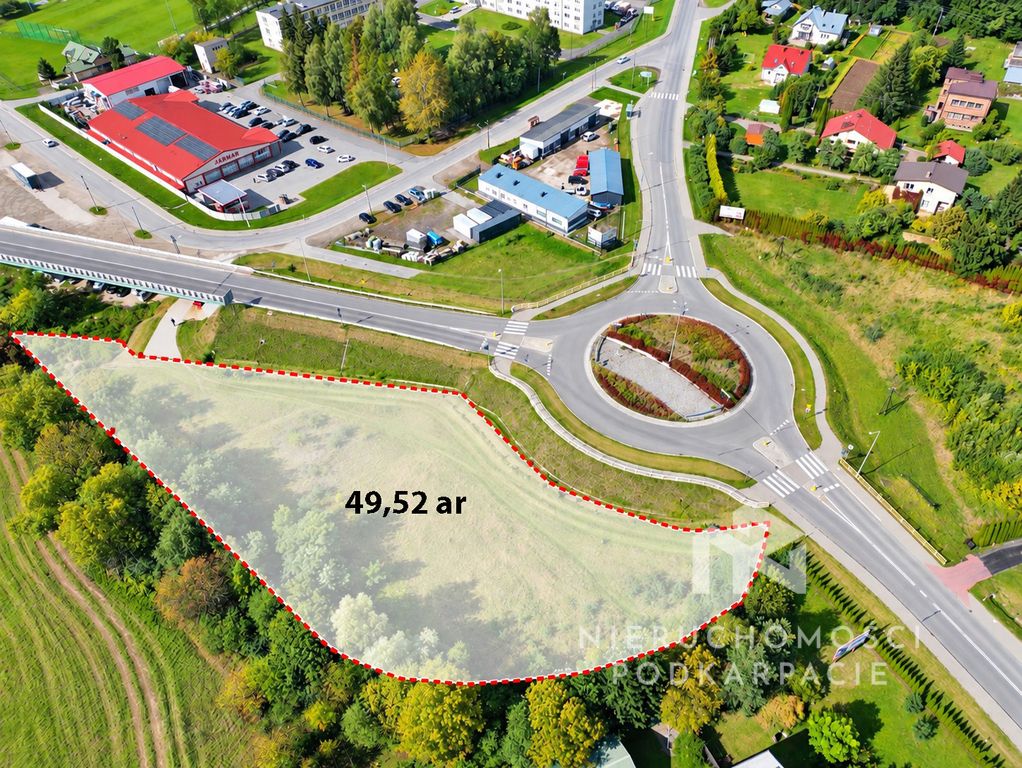 Działka inwestycyjna Czudec, ul. Rzeszowska. Zdjęcie 4
