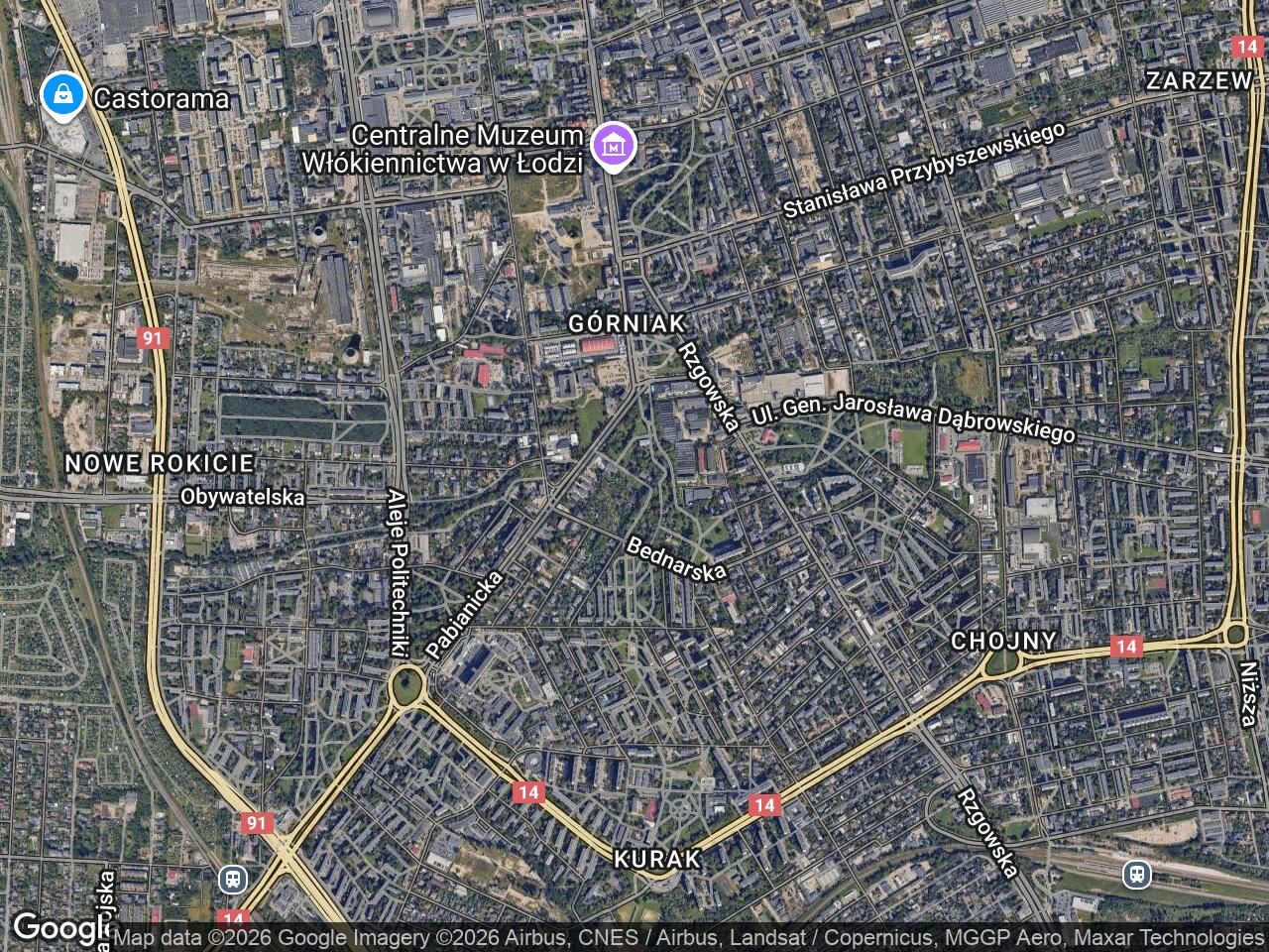 Działka rod Łódź Śródmieście, ul. Doroty