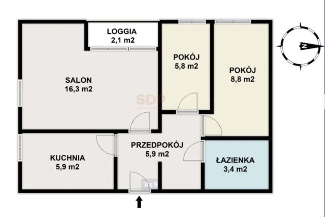 Mieszkanie 3-pokojowe Warszawa Bródno, ul. Turmoncka. Zdjęcie 1