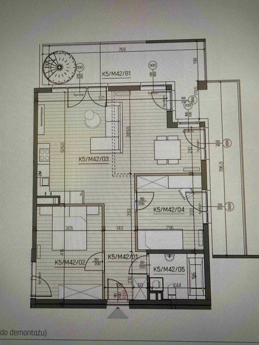 Mieszkanie 3-pokojowe Jędrzejów. Zdjęcie 4