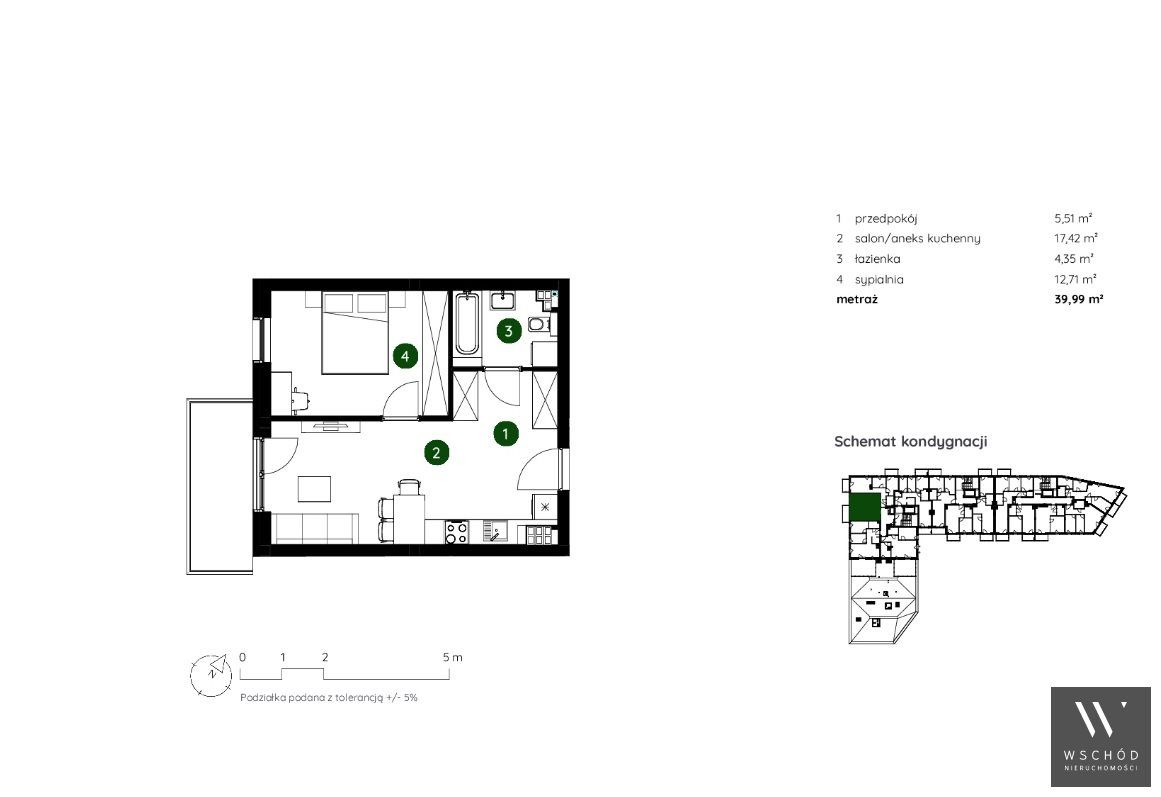 Mieszkanie 2-pokojowe Kraków. Zdjęcie 4