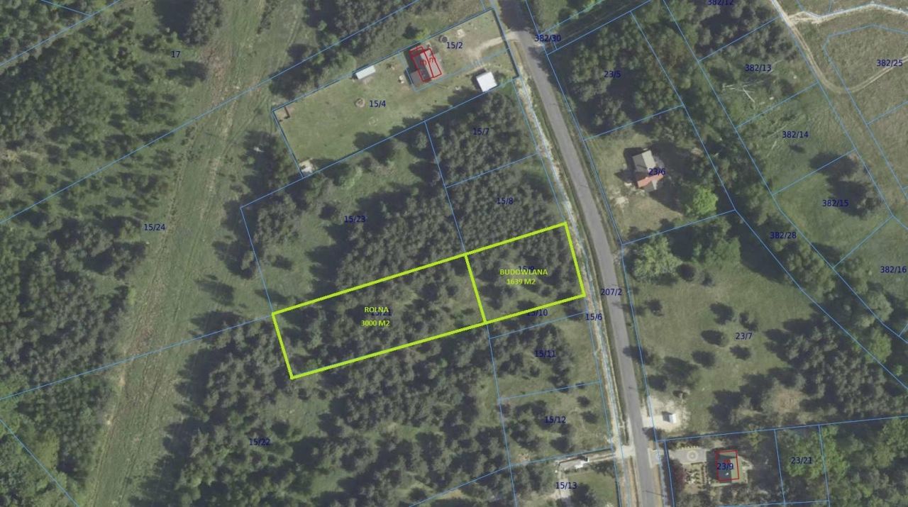 Działka rolno-budowlana Łazy Wielkie