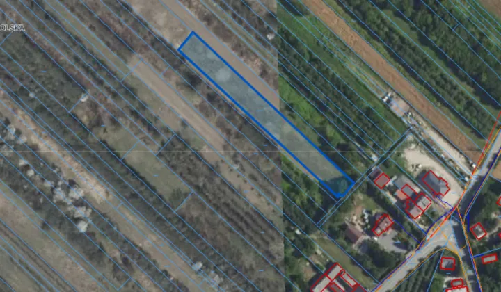 Działka rolno-budowlana Nadbrzeż, Spacerowa