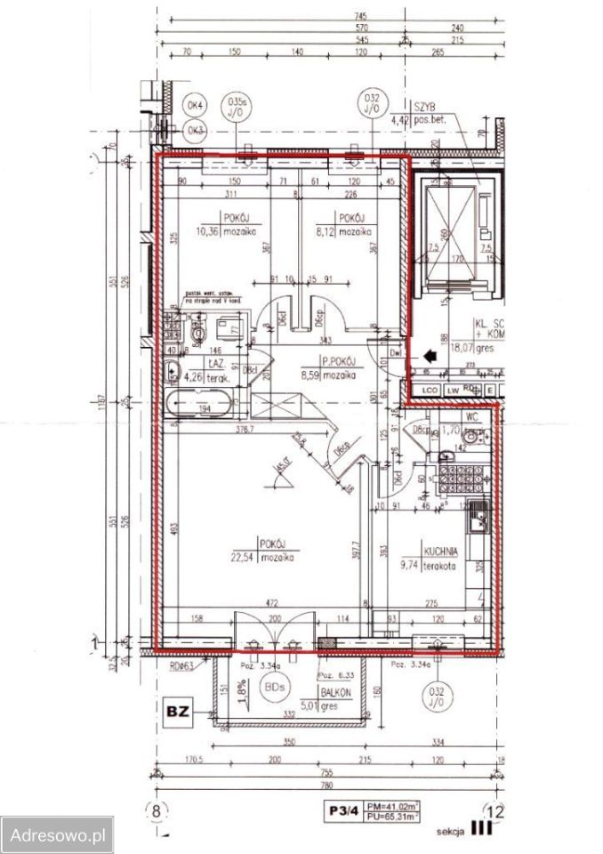 Mieszkanie 3-pokojowe Łomża, ul. Księżnej Anny. Zdjęcie 12