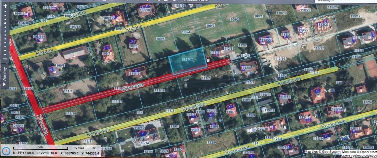 Działka budowlana Marysin, ul. Ziemska. Zdjęcie 7